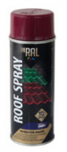 Эмаль для крыши ROOF SPRAY темно-красная RAL3005